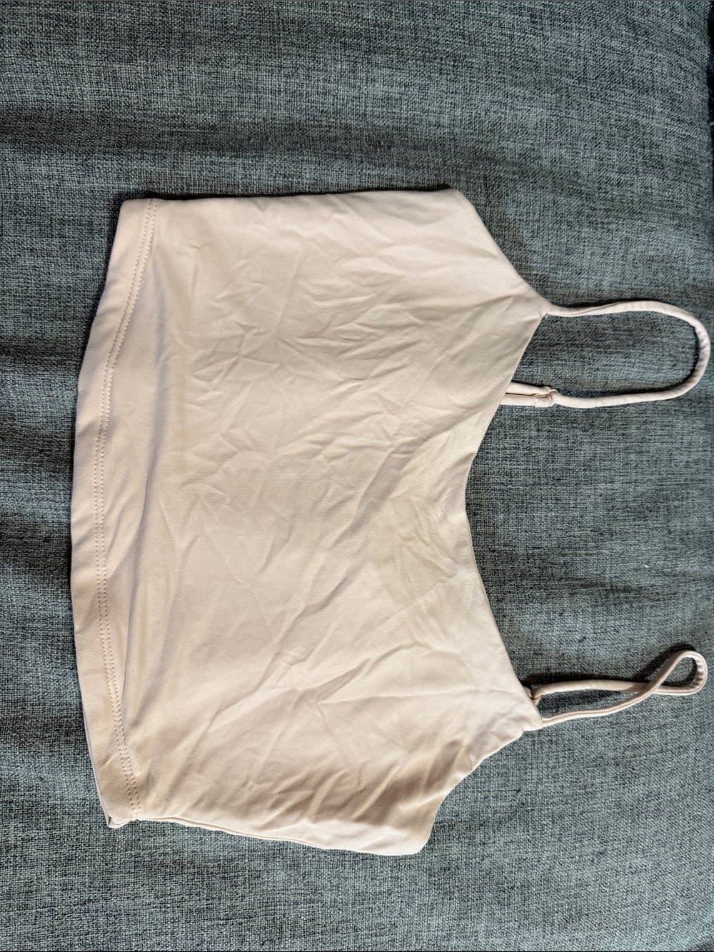 Forever 21 Light Beige Seamless Crop Bralette